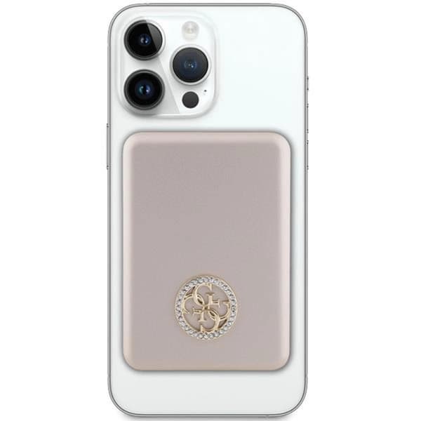 Guess Magsafe Powerbank 5000mAh 15W 4G Strassed Metal Logo - Guld