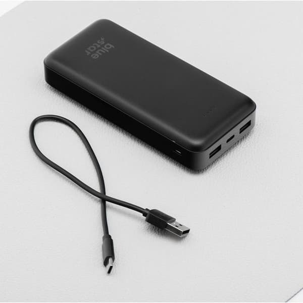 Blue Star Powerbank 20000 mAh 2.1A W2015 - Svart