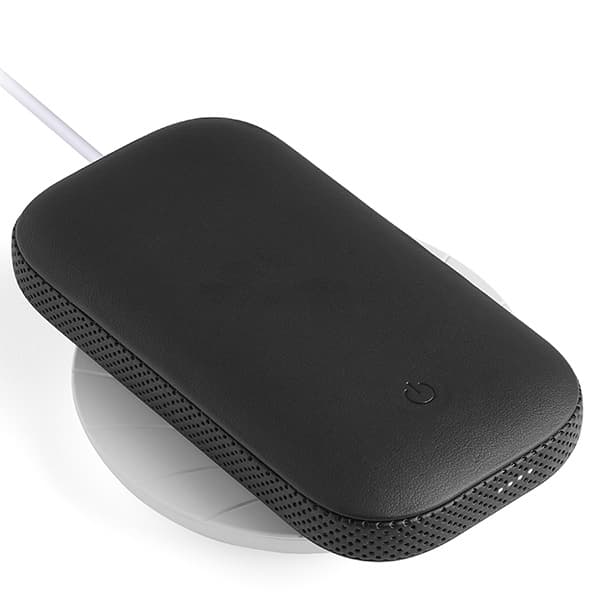 Lexon Trådlös PowerBank 5000mAh med Bluetooth-Högtalare - Svart