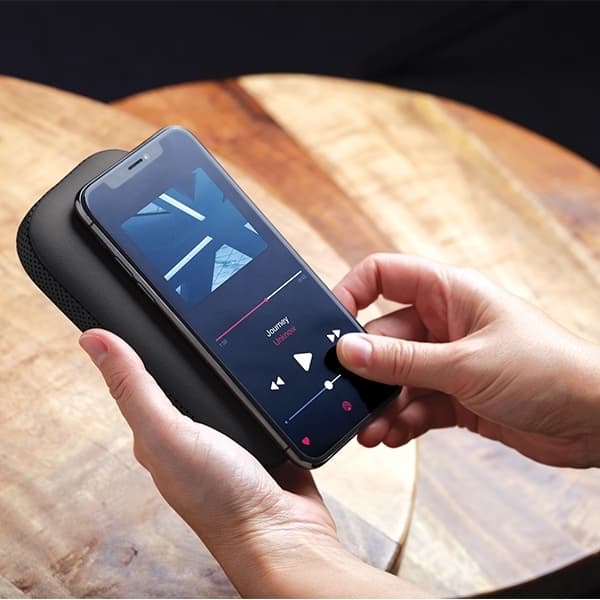 Lexon Trådlös PowerBank 5000mAh med Bluetooth-Högtalare - Svart
