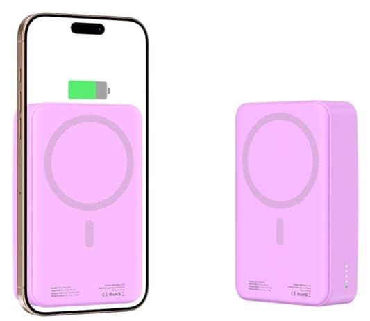 Tech-Protect Lifemag Magsafe Powerbank 20000 mAh - Lila