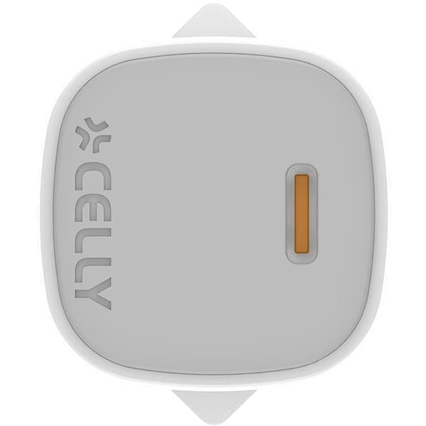 Celly Snabbladdare GaN 1 x USB-C PD 20W + Lightning Kabel