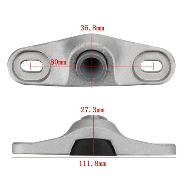 T4W 1x Dörrguide-lås 1358687080 för 1994-2012 Fiat Ducato Peugeot Boxer Citroën Jumper