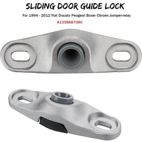 T4W 1x Dörrguide-lås 1358687080 för 1994-2012 Fiat Ducato Peugeot Boxer Citroën Jumper