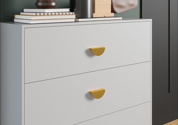 UA134 kahva, harjattu kulta, 64 mm