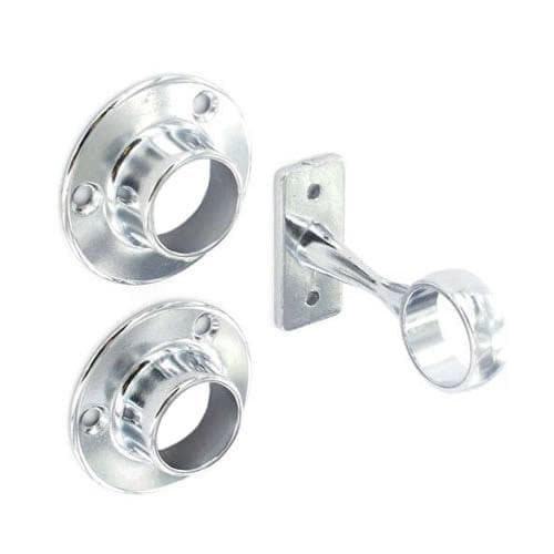 Securit Sæt med stikpropper (pakke med 3) Silver One Size