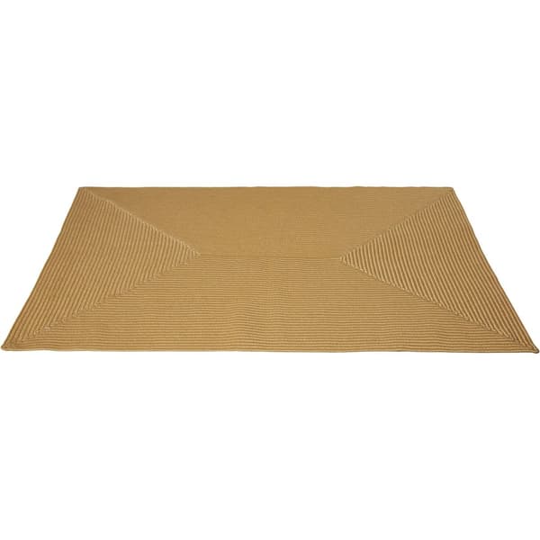 Flettet gulvtæppe Raya i jute-look, til indendørs og udendørs - 120 x 170 cm