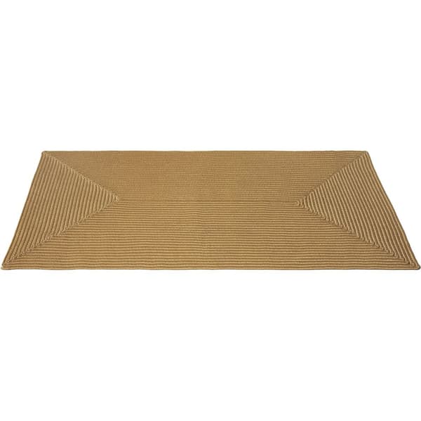 Flettet gulvtæppe Raya i jute-look, til indendørs og udendørs - 80 x 150 cm