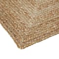 Miniatyrbillede 6 af 7: Håndvævet gulvtæppe Glim af jute, boho-stil - 160 x 230 cm