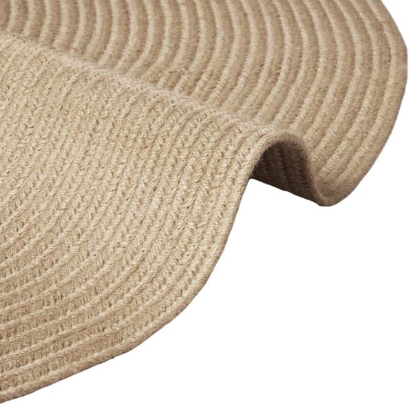 Flettet gulvtæppe Vibe af jute- og kunststof fibre - brun