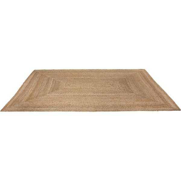 Håndvævet gulvtæppe Glim af jute, boho-stil - 200 x 290 cm