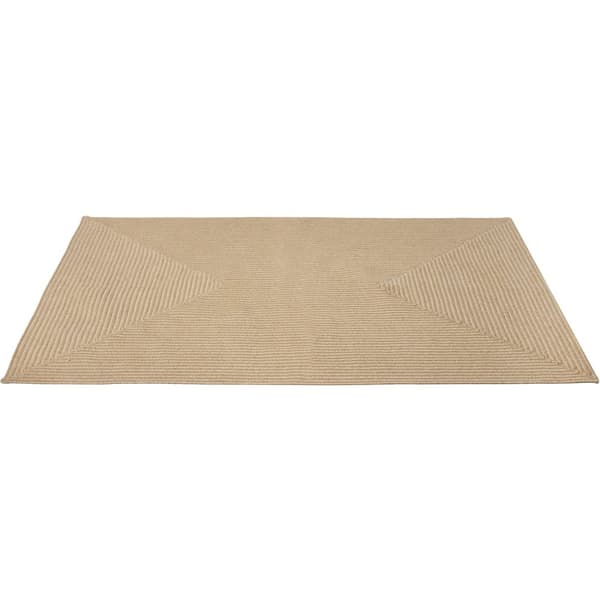 Flettet gulvtæppe Vibe af jute, boho-stil - 120 x 170 cm