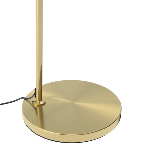 Gulvlampe Arcus, stål, retro-stil, 60W - guld