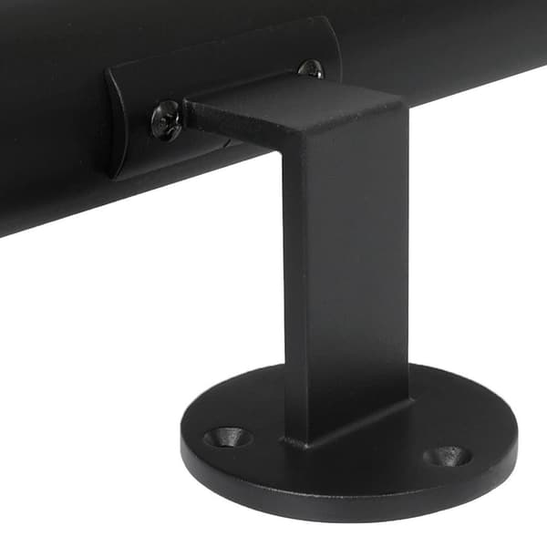 Sort gelænder 100 cm + 2 holdere