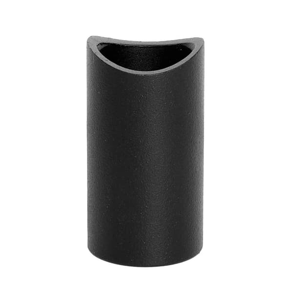 Design håndliste sort - 120 cm + 2 holdere