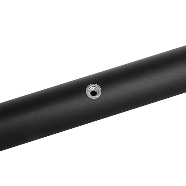 Design håndliste sort - 150 cm + 2 holdere