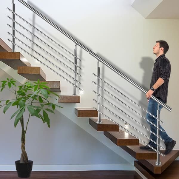 Trappsteg i rostfritt stål - XMTECH - 180cm - Robust och hållbar - Inomhus &amp; utomhus