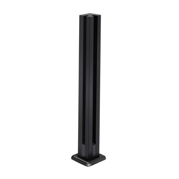 YUENFONG Balustradestolpar i rostfritt stål 95 cm högt glas, med rätvinkelspår, Balustradestolpar, Silver