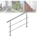 Miniatyrbild 1 av 4: Trappa ramp - LARS360 - 100 cm - Rostfritt stål - Inomhus &amp; utomhus - Elegant räcke
