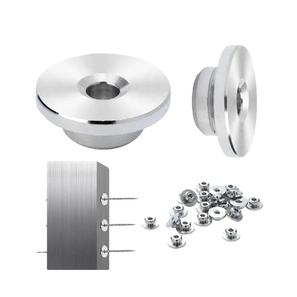 VEVOR Kabelrækværk Kit, 1/8" Spænder, Holdbar Konstruktion, Nem Installation