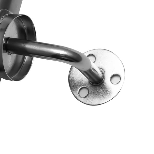 V?ggmonterad trappr?cke 100 cm?�C Handr?cke i st?l, metallr?cke 42 mm med v?ggf?sten f?r barn och ?ldre, inomhus & utomhus.