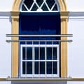 Miniatyrbild 4 av 4: YUENFONG Balkongräcke Balkongräcke i rostfritt stål fönster räcke 128 x 90 cm