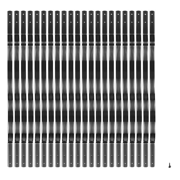 Aluminium Trappebalustre, 32,25" Længde, Nem at Installere, Vejrbestandig