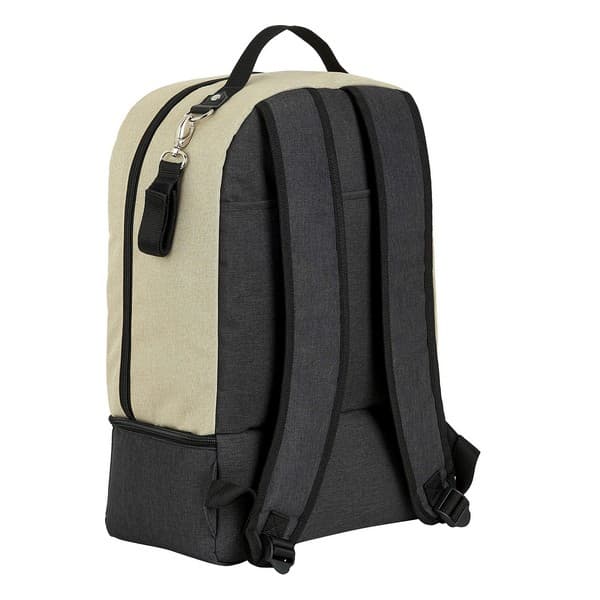 Sportstaske med skoholder Safta M883 Beige Mørkegrå 15 L