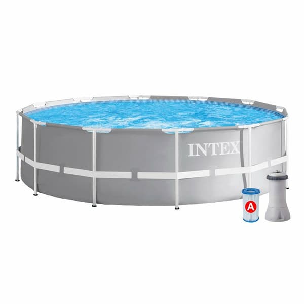 Basseng Avtagbart Intex 26712 6503 l 366 x 76 cm Behandlingsanlegg for svømmebasseng (366 x 76 cm)