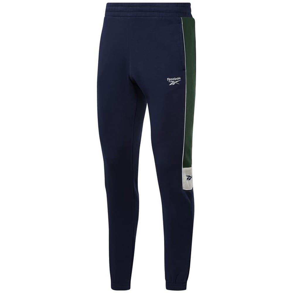 Långa träningsbyxor Reebok Classics Linear Män Marinblå