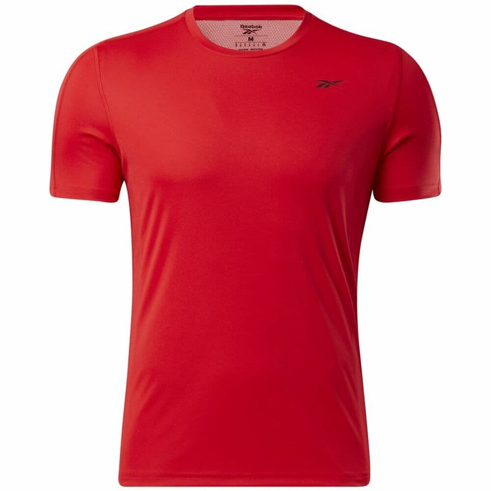 Sporttröja med ärmar Reebok Workout Ready Röd