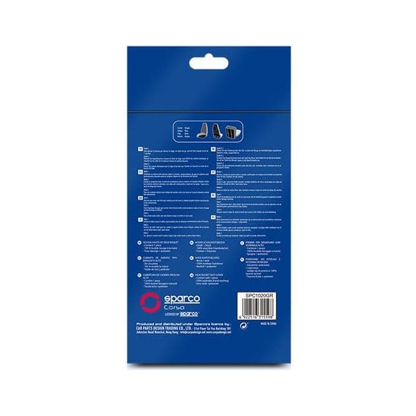 Sitsöverdrag Sparco SPC1020GR Universal