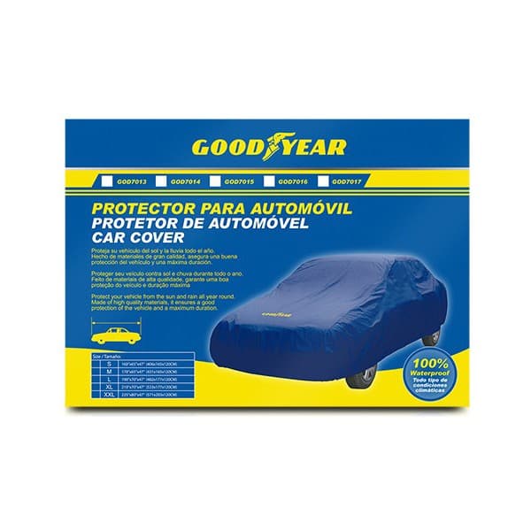 Auton suojus Goodyear GOD7013 Sininen (Koko S)