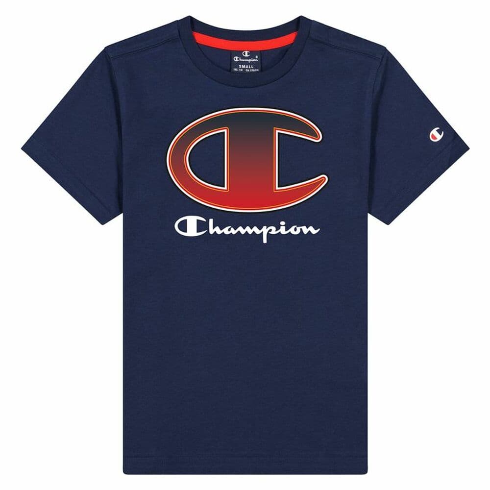 T-shirt med kortärm Champion Crewneck T-Shirt B Marinblå
