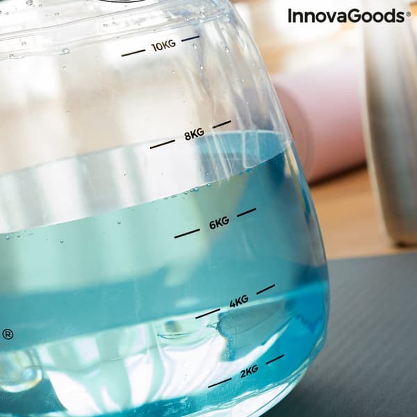 Vannfylt vannkoker Bell for treningstrening med treningsveiledning Fibell InnovaGoods