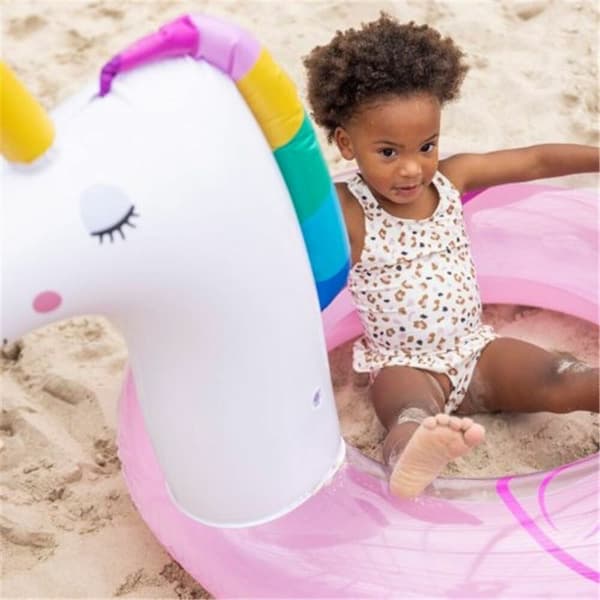 Uppblåsbar poolflotta Swim Essentials Unicorn