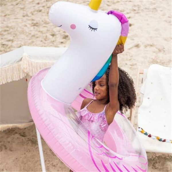 Uppblåsbar poolflotta Swim Essentials Unicorn