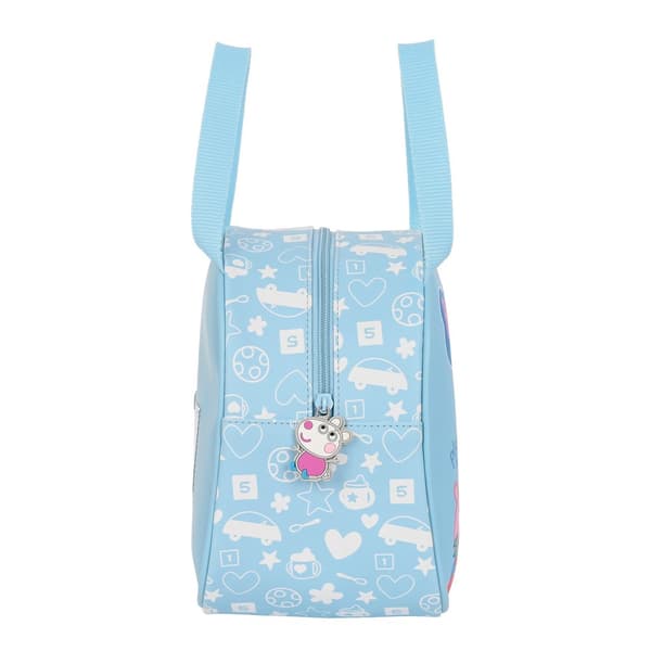 Termisk Lunsjboks Peppa Pig Baby Blå 19 x 22 x 14 cm