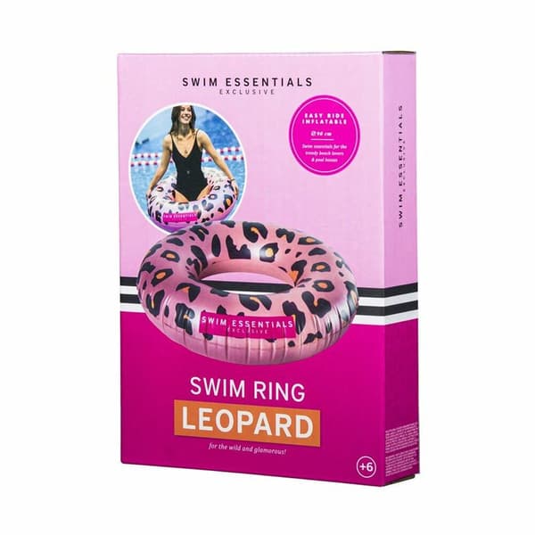 Oppblåsbar bassengflåte Swim Essentials Leopard