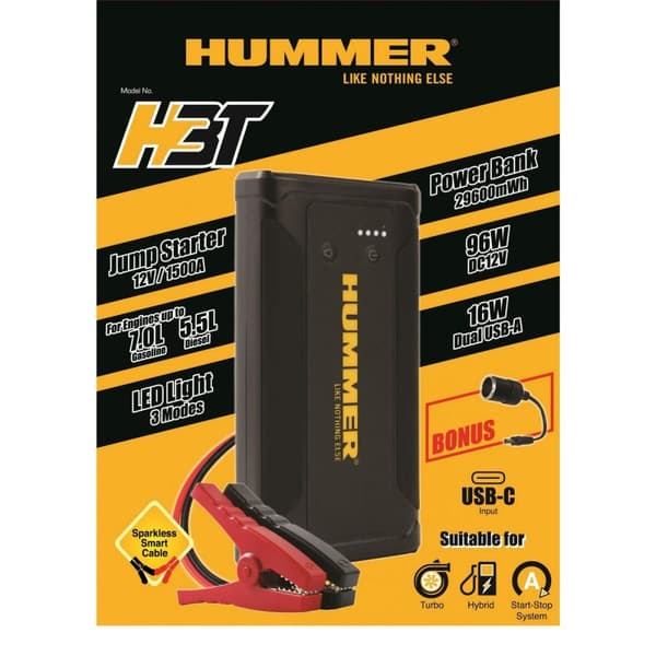 Rotuppdragare Hummer HUMMH3T 8000 Ah 12 V