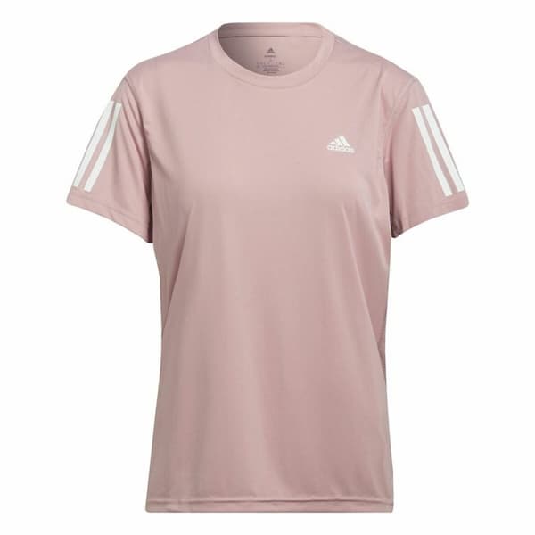 Naisten T-paita Adidas Own The Run Pinkki
