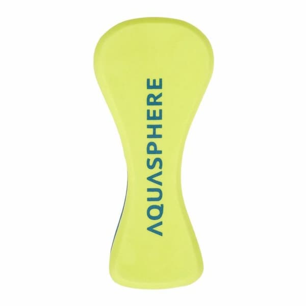 Korkflytende Aqua Sphere Pull Buoy Navy Blå Gul En størrelse