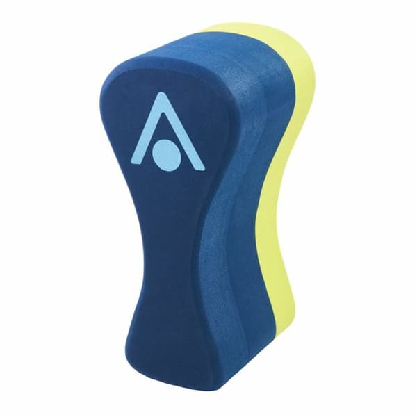 Korkflytende Aqua Sphere Pull Buoy Navy Blå Gul En størrelse