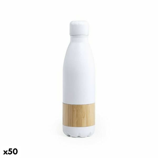 Flaske 146879 Rustfritt stål Hvit (750 ml) (50 enheter)