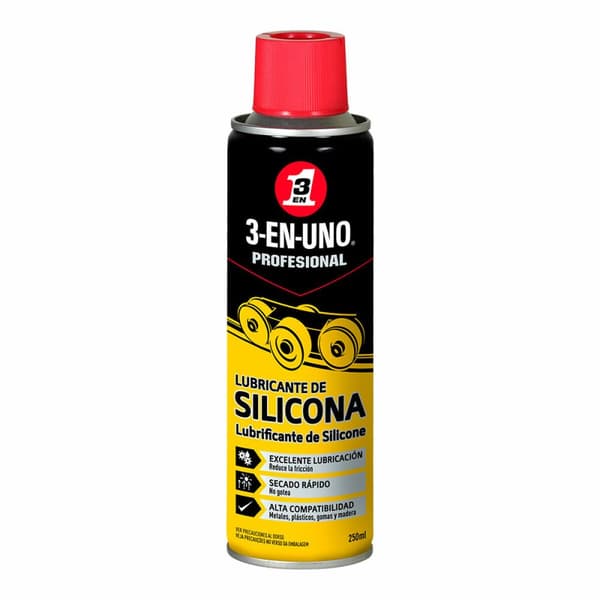 Silikon Glidemiddel 3-En-Uno 34468 250 ml