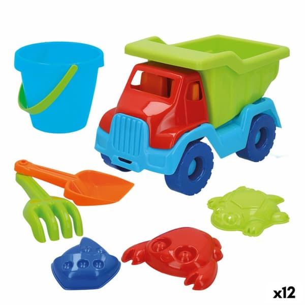 Strandlekesett Colorbaby polypropylen (12 enheter)