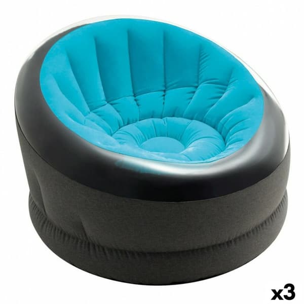 Oppblåsbar lenestol Intex EMPIRE 112 x 69 x 109 cm (3 enheter)