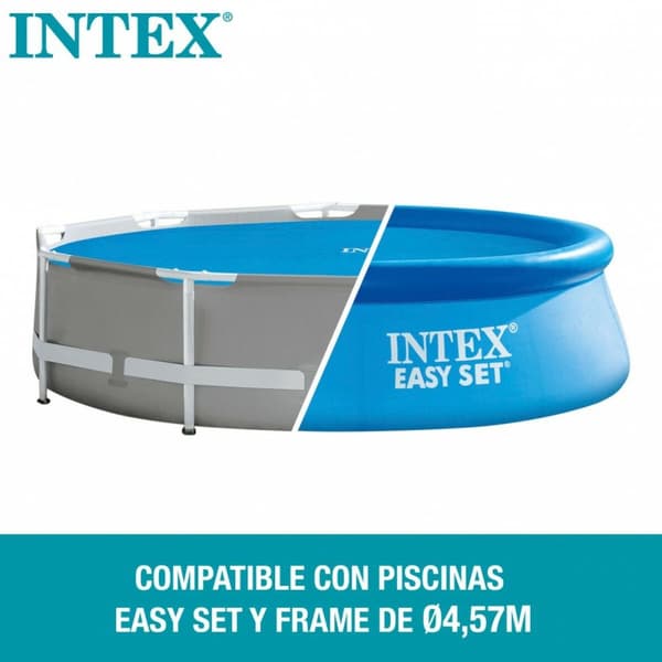Uima-altaan suojus Intex 29023 EASY SET/METAL FRAME Ø 448 cm 419 x 419 cm
