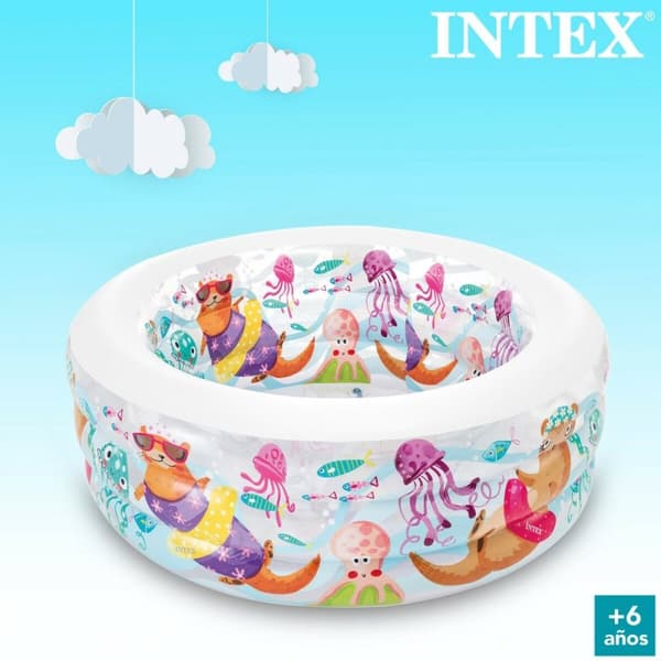Puhallettava lasten kahluuallas Intex Vesimies 360 L 152 x 56 x 152 cm (3 osaa)