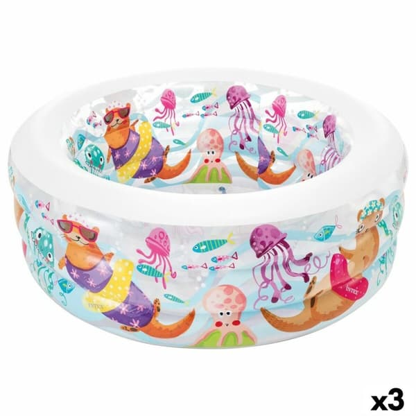 Puhallettava lasten kahluuallas Intex Vesimies 360 L 152 x 56 x 152 cm (3 osaa)
